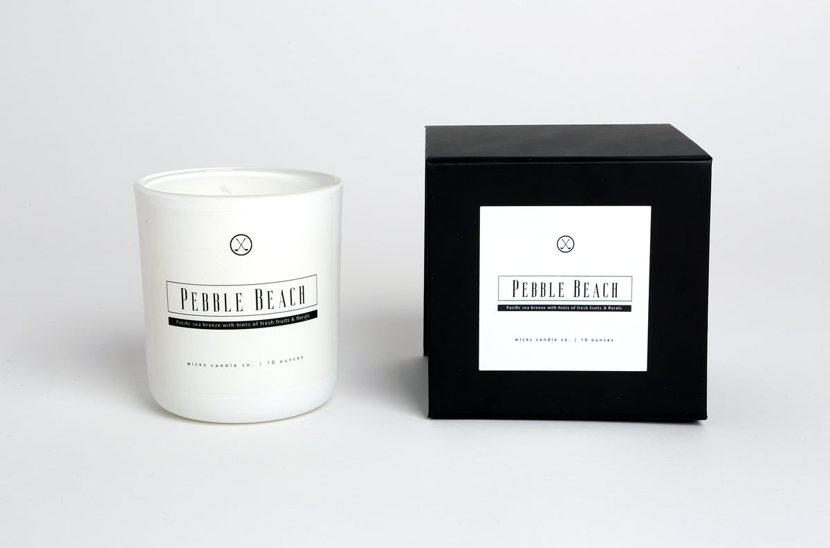 Pebble Beach Luxury Candle – Wicks Candle Co.